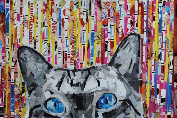 Коллаж из журнальных вырезок