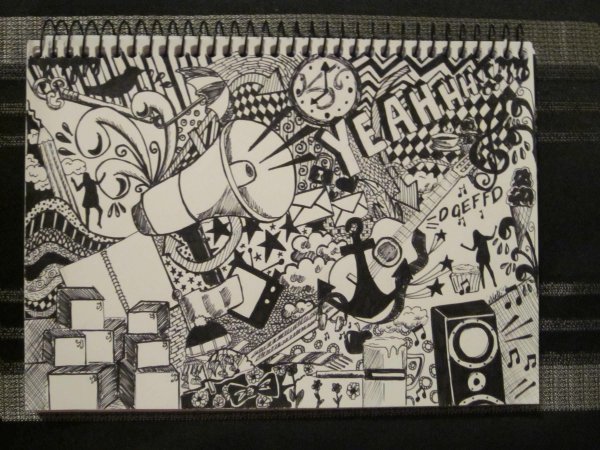 Коллаж рисунок