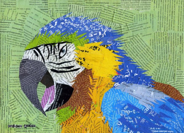 Коллаж из газет