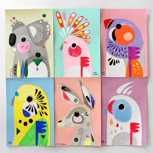 Коллаж из бумаги для детей