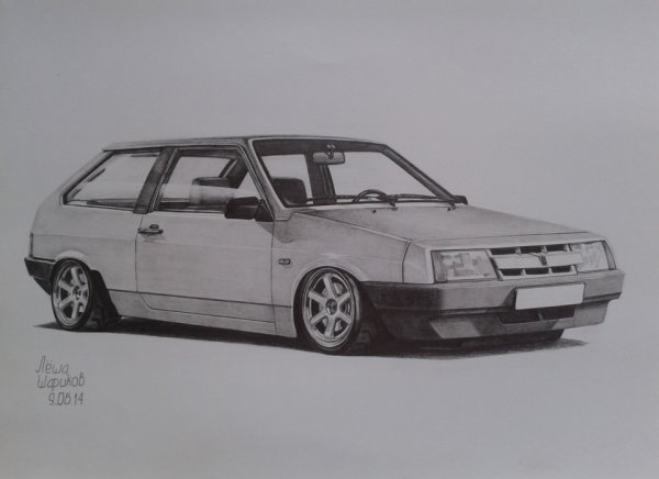 Карандашом ВАЗ 2109 БПАН