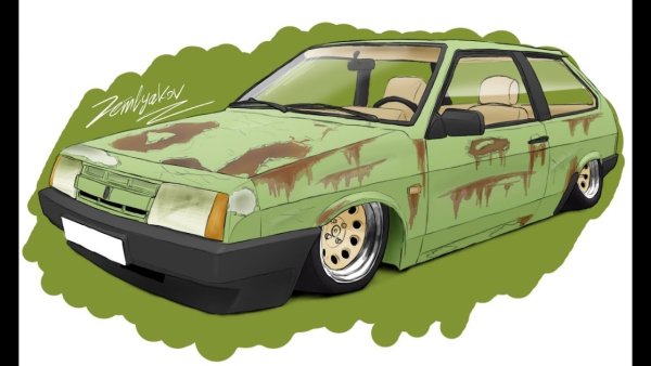 ВАЗ 2108 рисунок
