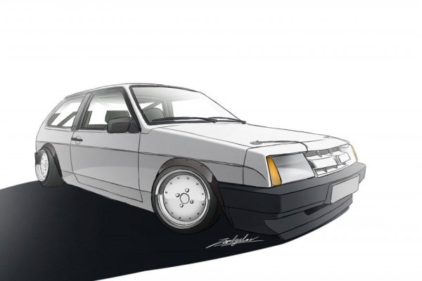 ВАЗ 2108 сбоку