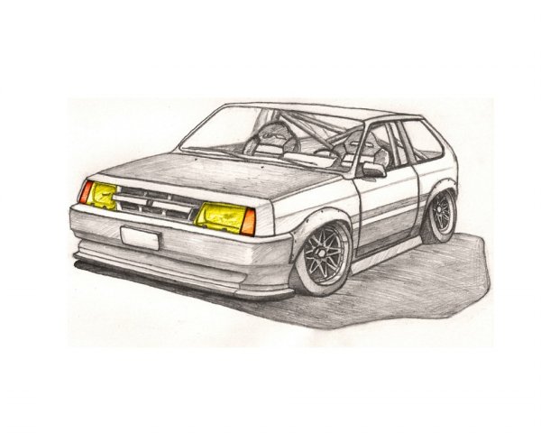 ВАЗ 2108 сбоку