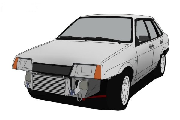 Лада 21099 сбоку