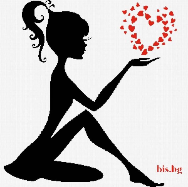 Силуэт девушки