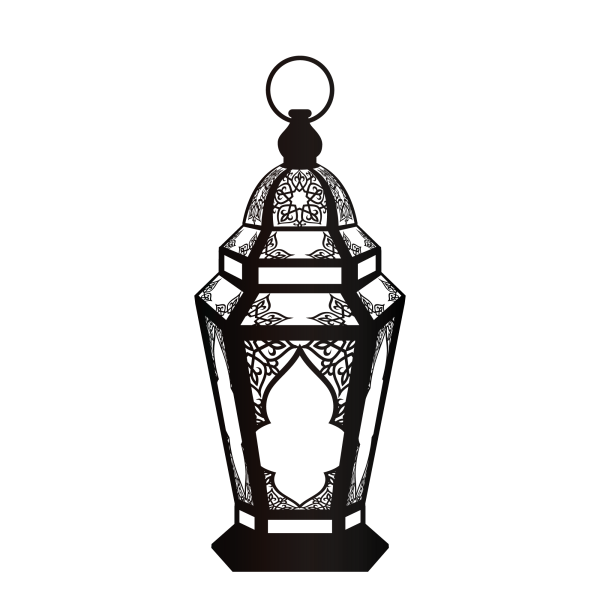 Старинный фонарь на белом фоне