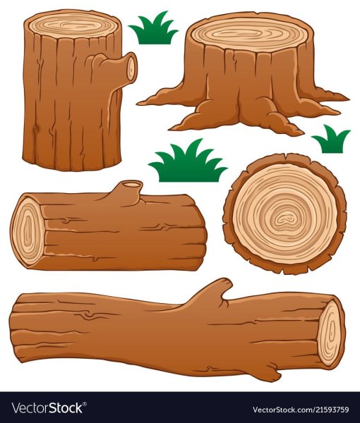 Бревно мультяшное