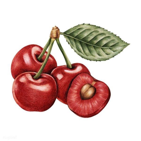 Нарисовать вишню