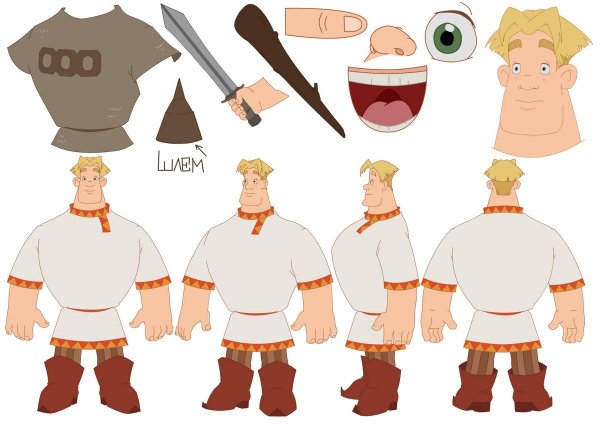 Детские рисунки богатырей