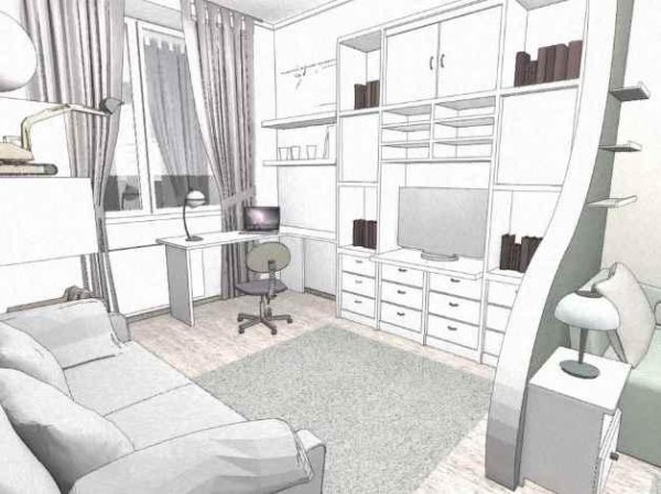 Комната мечты для подростка рисунок