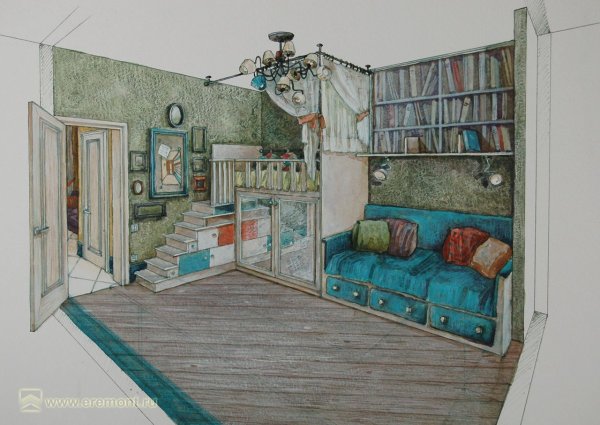 Эскиз детской комнаты