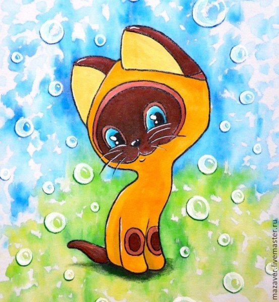 Котенок Гав и щенок