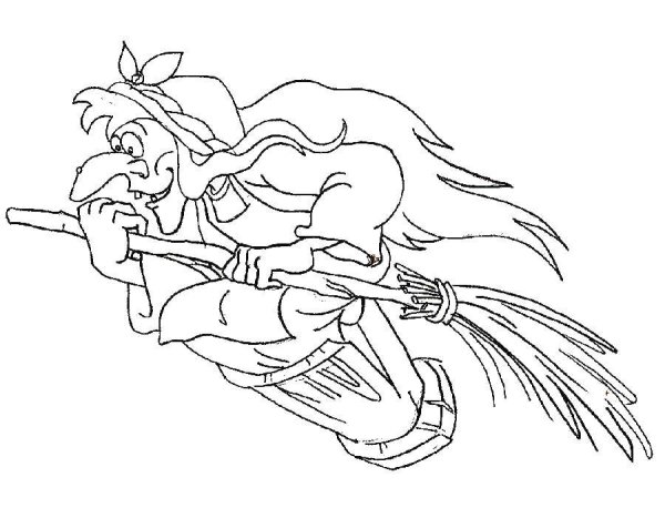 Рисунок баба Ежки