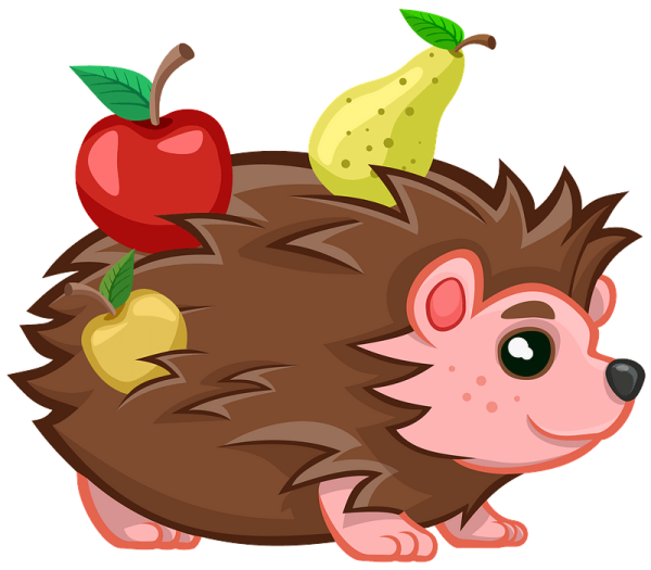 Ежик рисунок