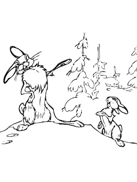 Заяц хвастун Храбрый заяц