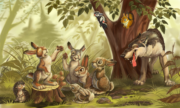 Мамин Сибиряк хвастливый заяц