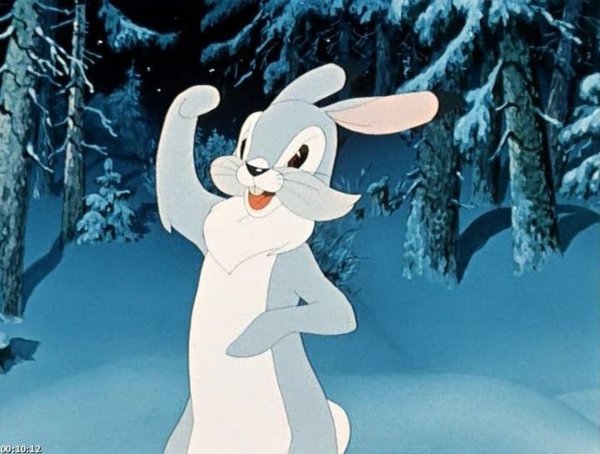 Храбрый заяц мультфильм 1955