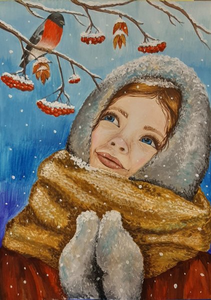 Весенний пейзаж в перспективе