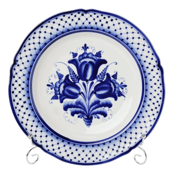 Гжель тарелка