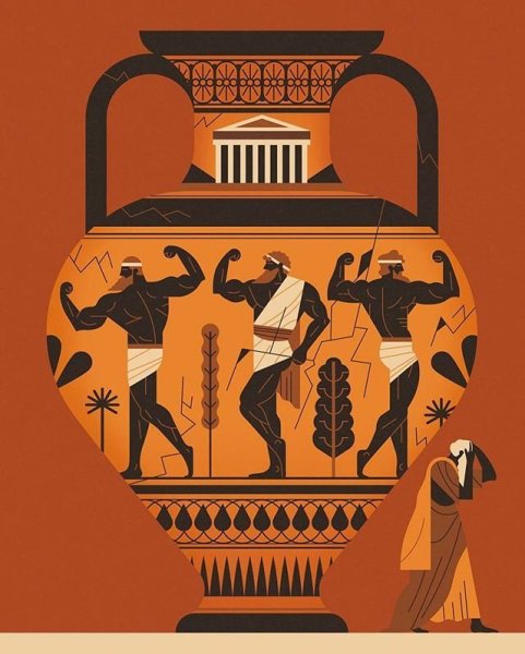 Древняя Греция стилизация