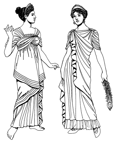 Пеплос древняя Греция