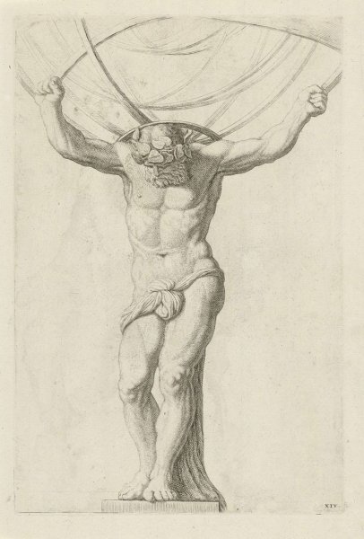 Атланты в живописи