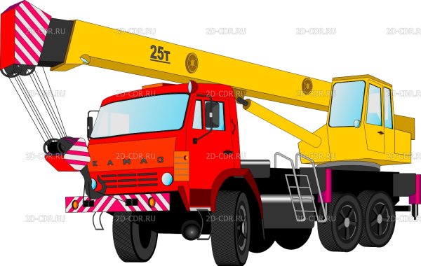 Нарисовать подъемный кран