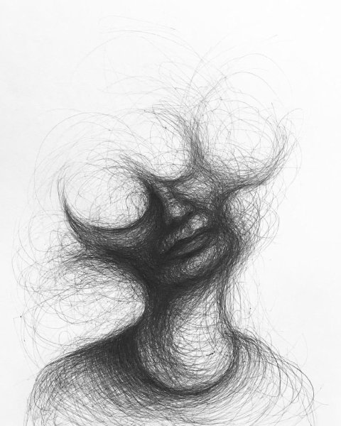 Странные рисунки карандашом