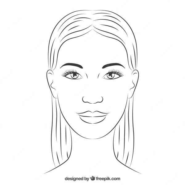 Контур лица