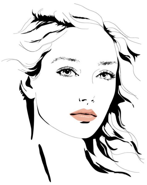 Контурный портрет