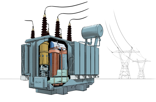 ППР демонтаж силовой трансформатор 15,75/500кв гидрогенератор