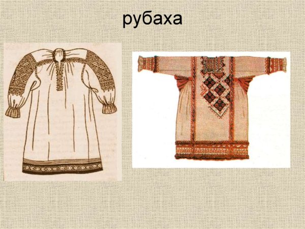 Рубаха одежда в древней Руси