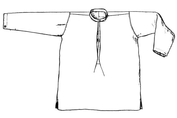 Рисования для детей рубаха мужская