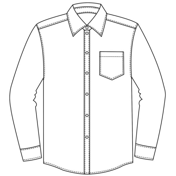 Рубашка контур