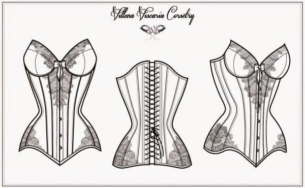 Корсет эскиз