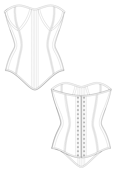 Корсет эпохи Ренессанса выкройки