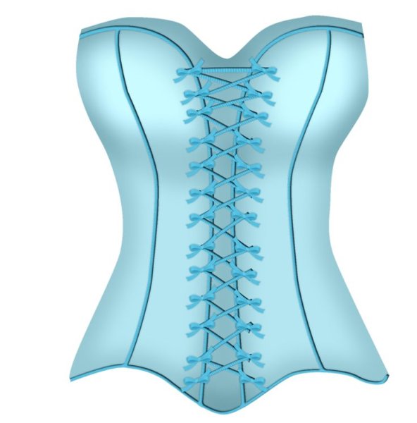 Женский корсет вектор