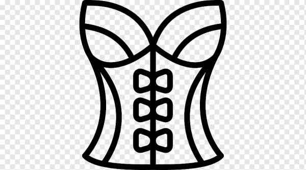 Трафарет корсета