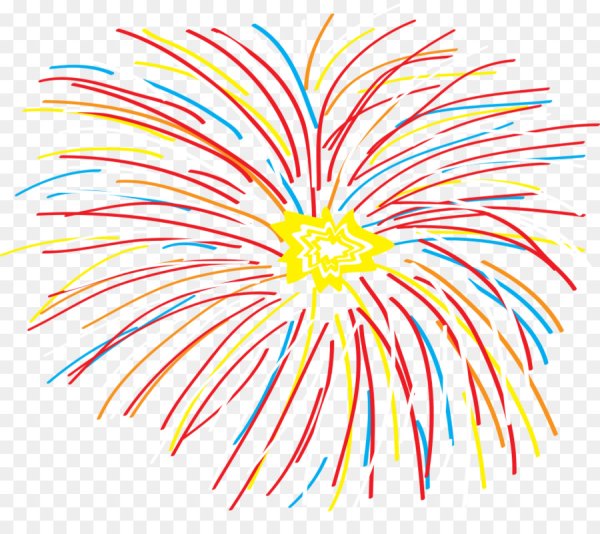 Салют рисунок