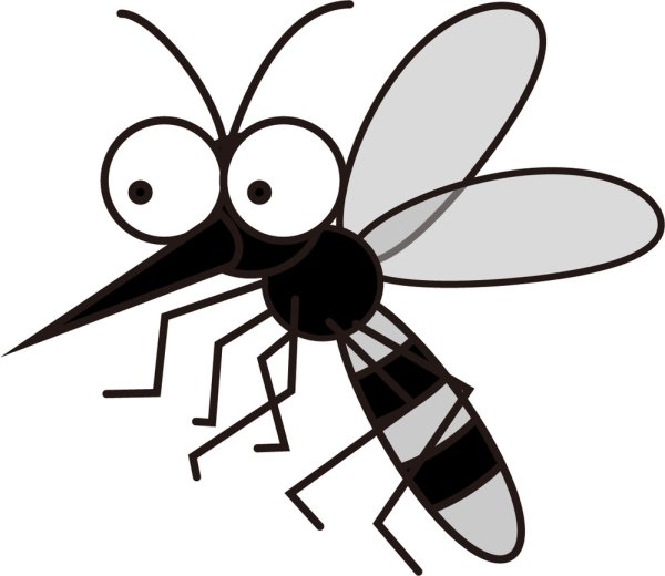 Комар мультяшный