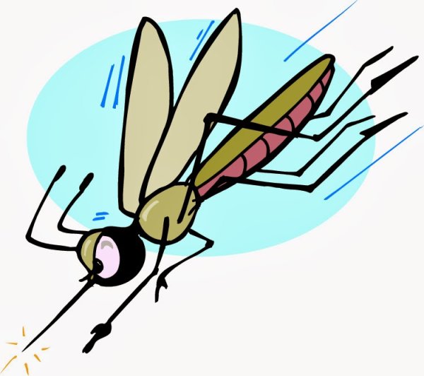 Комар мультяшный