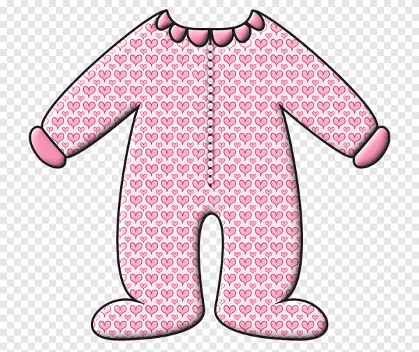 Одежда для младенцев нарисованная