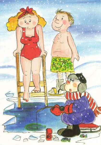 Зимнее закаливание детей