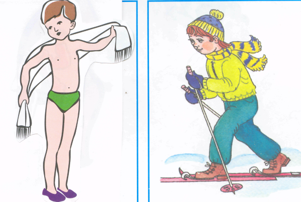 Нарисовать закаливание