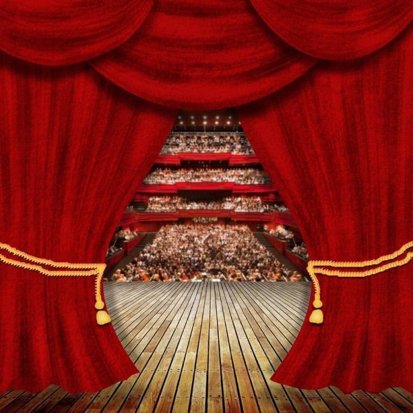 Занавес мультяшный