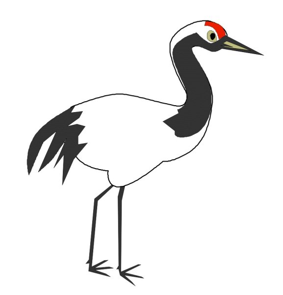 Журавль для детей