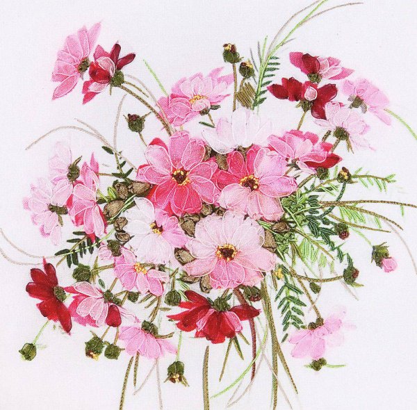 Цветок космея вектор