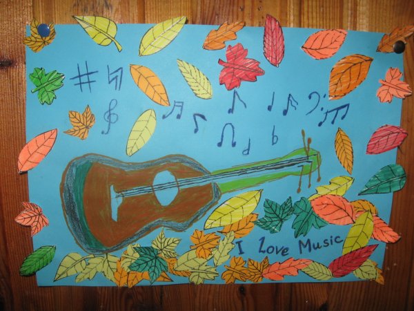 Рисунок на тему музыкальная осень