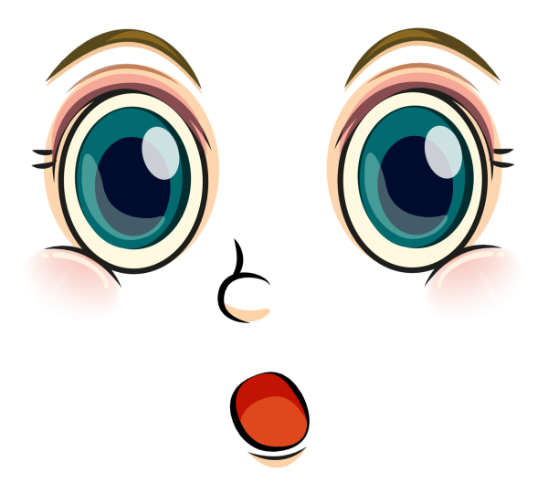 Глаза мультяшные